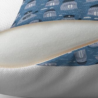Alternate view of I Am The Walrus Floor Pillow