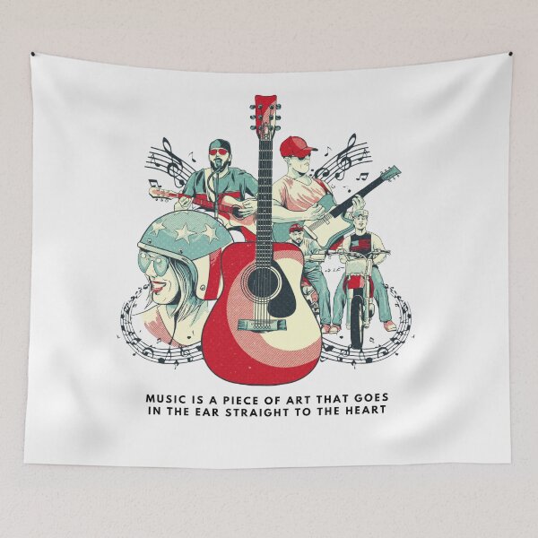 Item preview, Music is a piece of art  that goes in the ear straight to the heart designed and sold by We Grow.