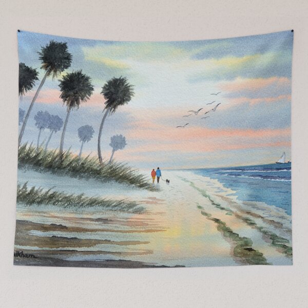 Item preview, A Stroll Along Sunset Beach Florida designed and sold by William Holkham.