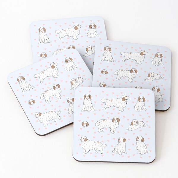 Item preview,  Clumber spaniel Dog cute illustration pack  designed and sold by Yarafantasyart.