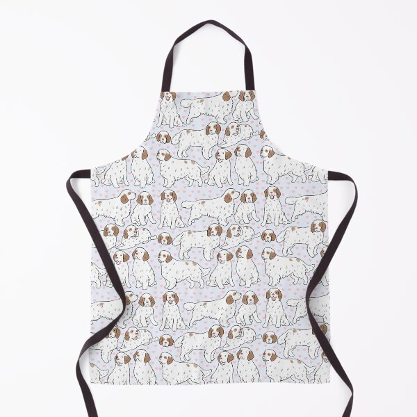 Item preview, Clumber spaniel Dog cute illustration pattern designed and sold by Yarafantasyart.