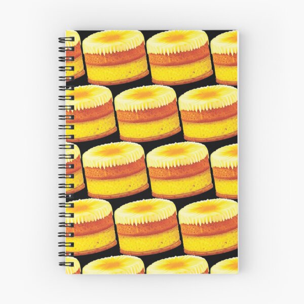 Item preview, Delicious Pineapple Upside Down Cake pattern - black  designed and sold by Woodchucky.