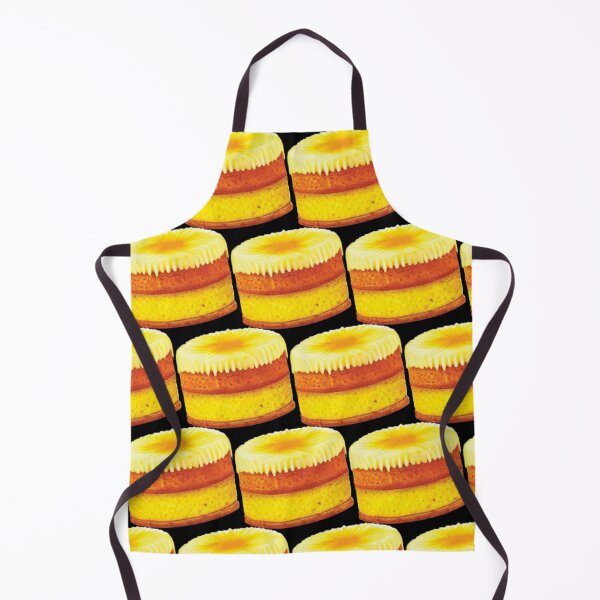 Item preview, Delicious Pineapple Upside Down Cake pattern - black designed and sold by Woodchucky.
