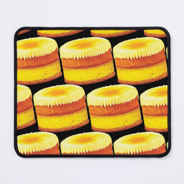 Item preview, Delicious Pineapple Upside Down Cake pattern - black designed and sold by Woodchucky.