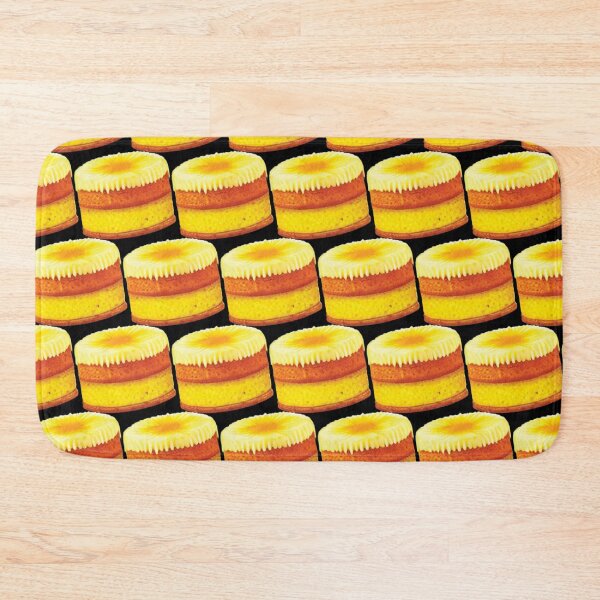 Item preview, Delicious Pineapple Upside Down Cake pattern - black  designed and sold by Woodchucky.