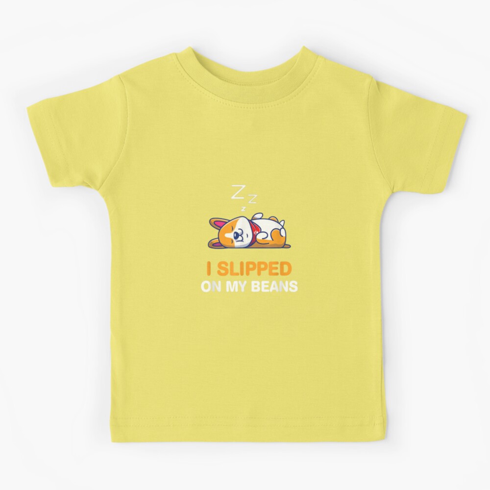 Camiseta para niños for Sale con la obra «Me resbalé en mi camisa de  frijoles, camisa de bingo de Bluey, camisa de abuelitas de juego, camisa de  la familia de Bluey, camisa