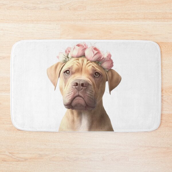 Item preview, Dog In Crown Of Roses designed and sold by BISJOU.
