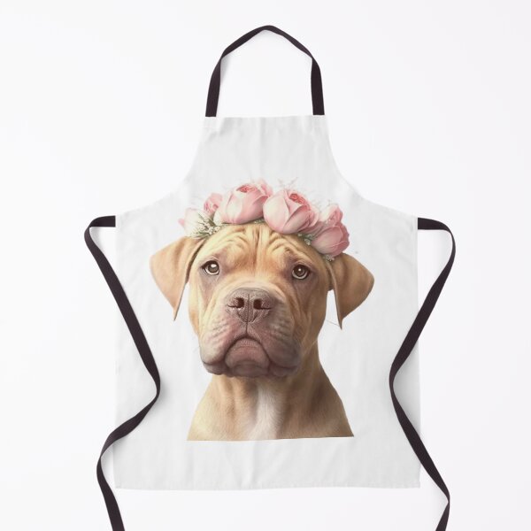 Item preview, Dog In Crown Of Roses designed and sold by BISJOU.