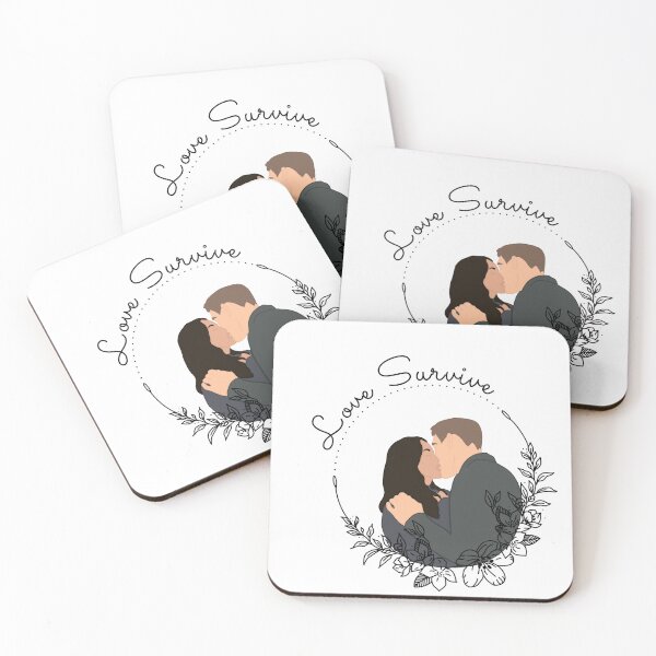 Item preview, Love Survive (black border) designed and sold by Just-A-Dearie.