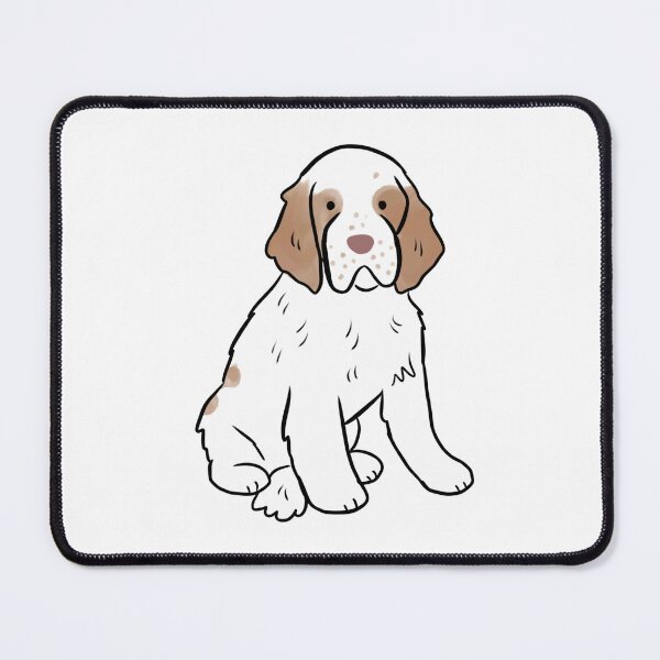 Item preview, Clumber spaniel dog cute illustration designed and sold by Yarafantasyart.