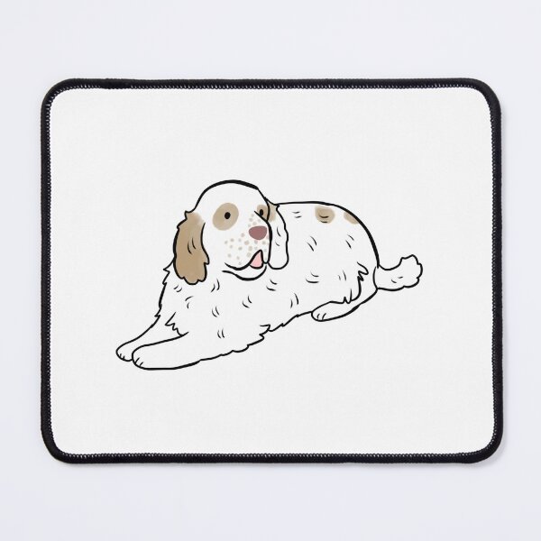 Item preview, Clumber spaniel dog cute illustration designed and sold by Yarafantasyart.