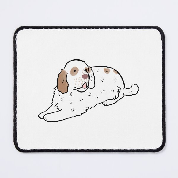 Item preview, Clumber spaniel dog cute illustration designed and sold by Yarafantasyart.