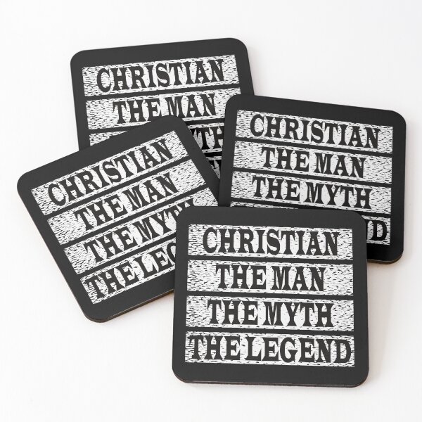 Item preview, Christian The Man The Myth The Legend designed and sold by GaryDobson.