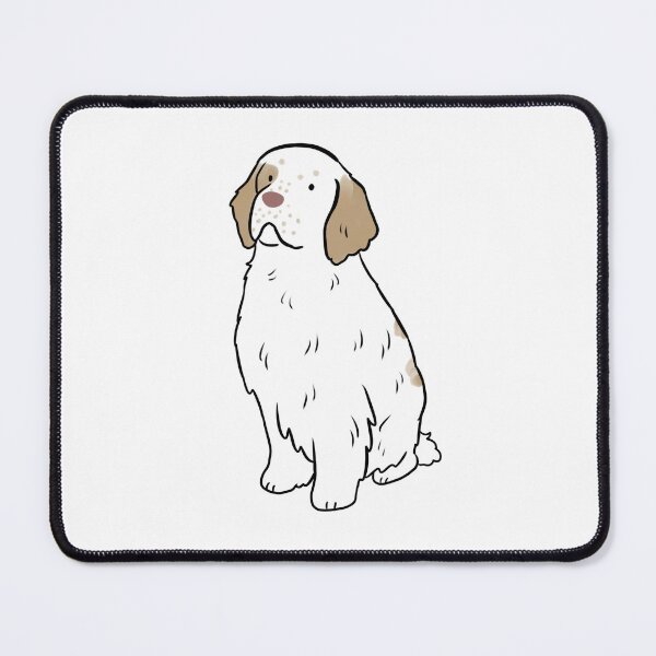 Item preview, Clumber spaniel dog cute illustration designed and sold by Yarafantasyart.
