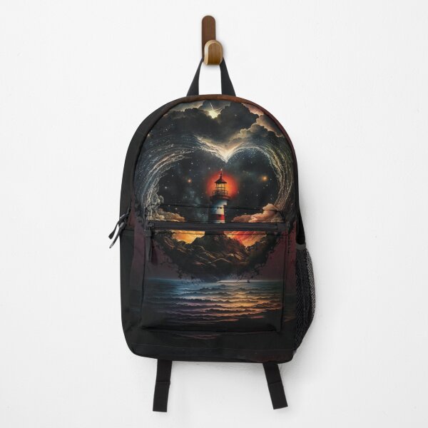 Item preview, Universe inside of a heart with Lighthouse at the Center designed and sold by Plumtree81.