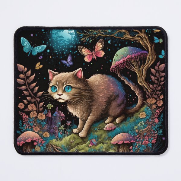Item preview, cat in the forest designed and sold by MckennaiiShop.
