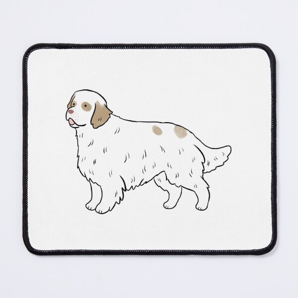 Item preview, Clumber spaniel dog cute illustration designed and sold by Yarafantasyart.