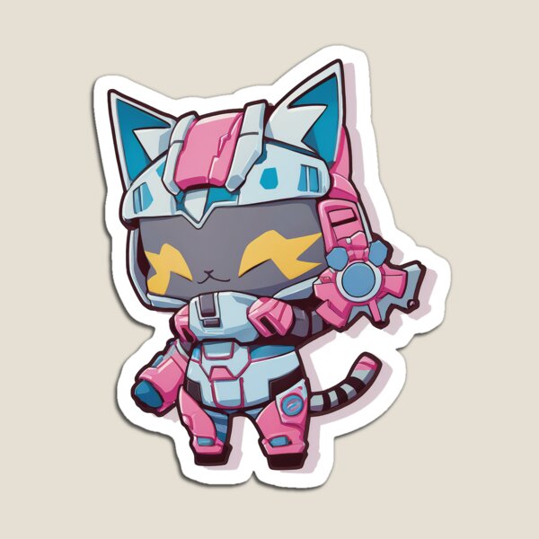 Mech Kitty Magnet