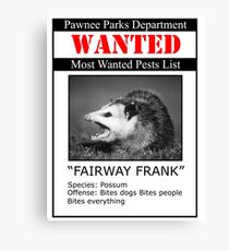 Fairway Frank Canvas Print