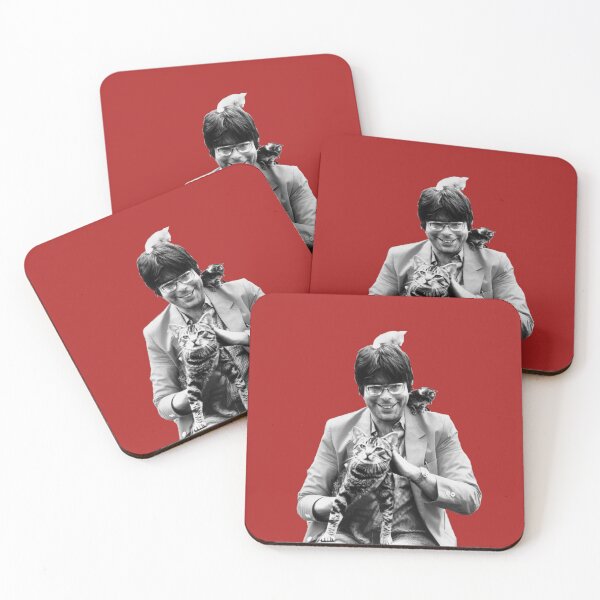 Item preview, A young Stephen King covered in cats designed and sold by planet99design.