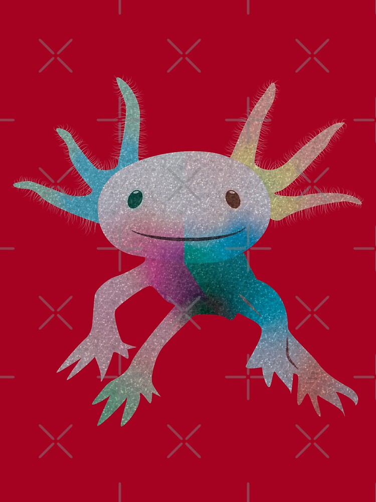 Chimera Axolotl, Amphibian, Illustration, Axolotl, Axolotl Merch