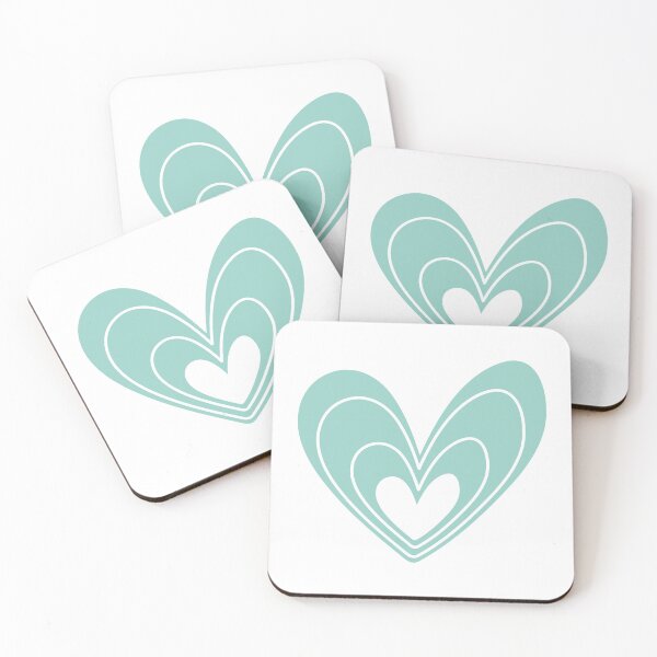 Item preview, Teal Hearts designed and sold by Twosweet.