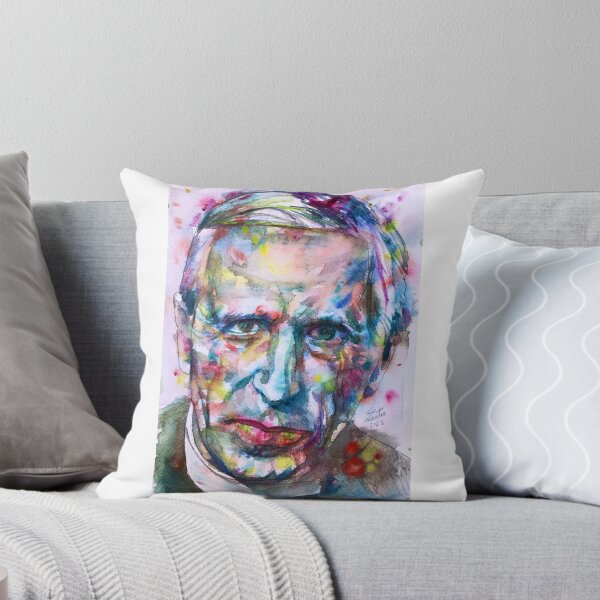 Item preview, PIERRE TEILHARD DE CHARDIN watercolor portrait designed and sold by lautir.