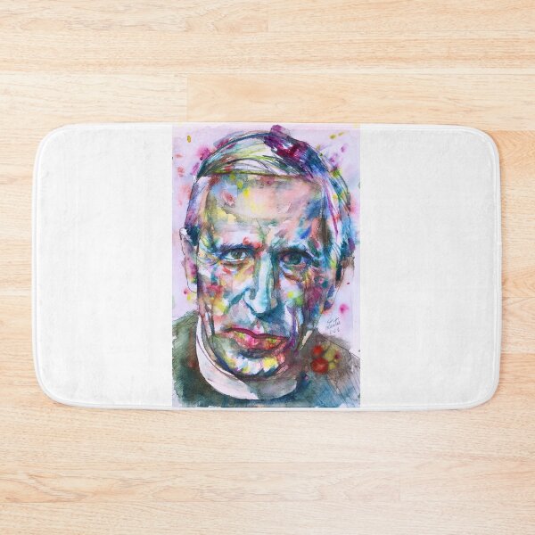 Item preview, PIERRE TEILHARD DE CHARDIN watercolor portrait designed and sold by lautir.