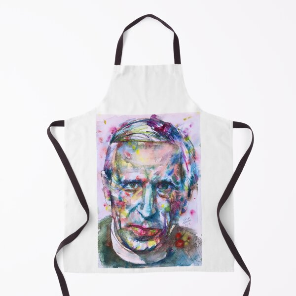 Item preview, PIERRE TEILHARD DE CHARDIN watercolor portrait designed and sold by lautir.