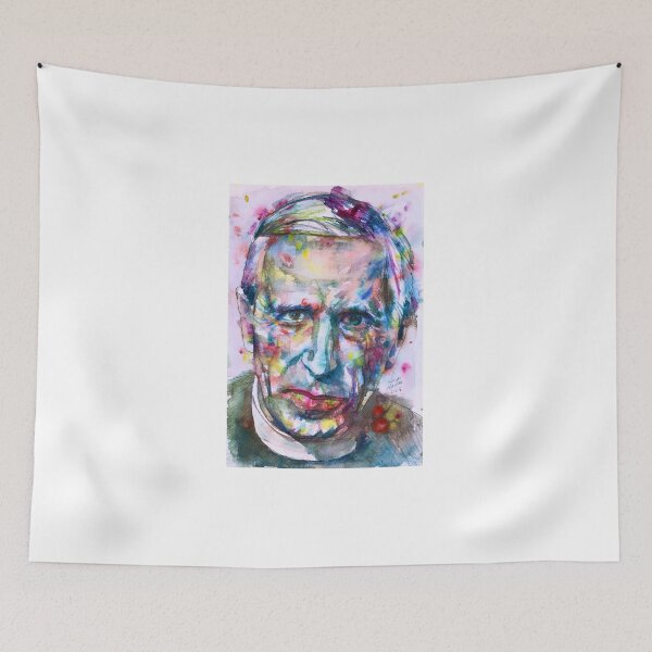 Item preview, PIERRE TEILHARD DE CHARDIN watercolor portrait designed and sold by lautir.