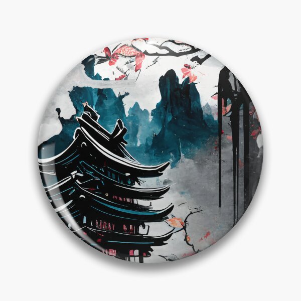 Item preview, Fantasy japan landscape designed and sold by loucaski.