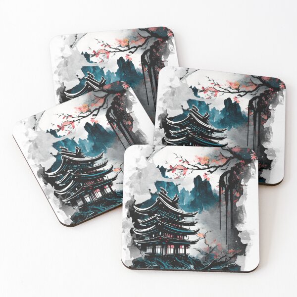 Item preview, Fantasy japan landscape designed and sold by loucaski.