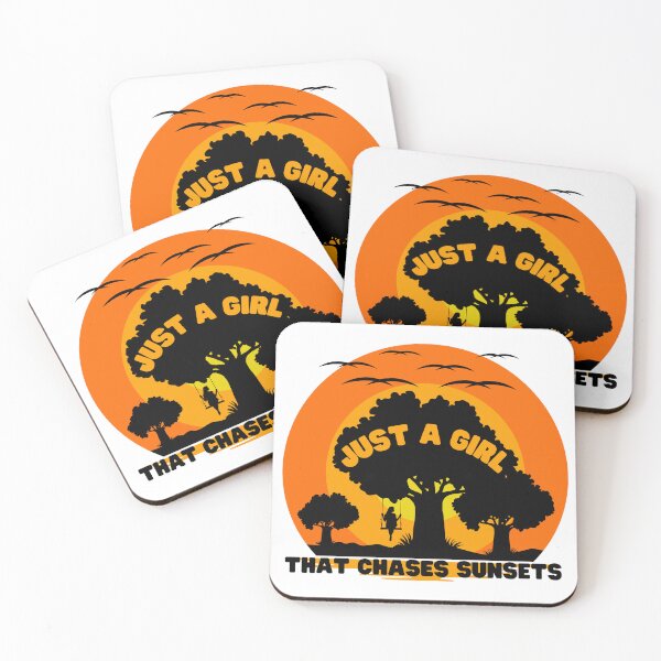 Item preview, Just a Girl That Chases Sunsets designed and sold by Novelty-Shirts.
