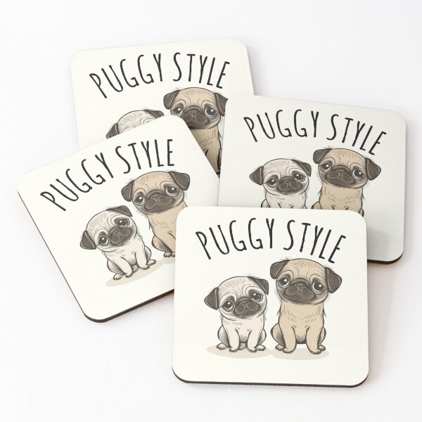 Item preview, Puggy Style, Pun - Pug Dog Lover Illustration designed and sold by EnzoVectorism.