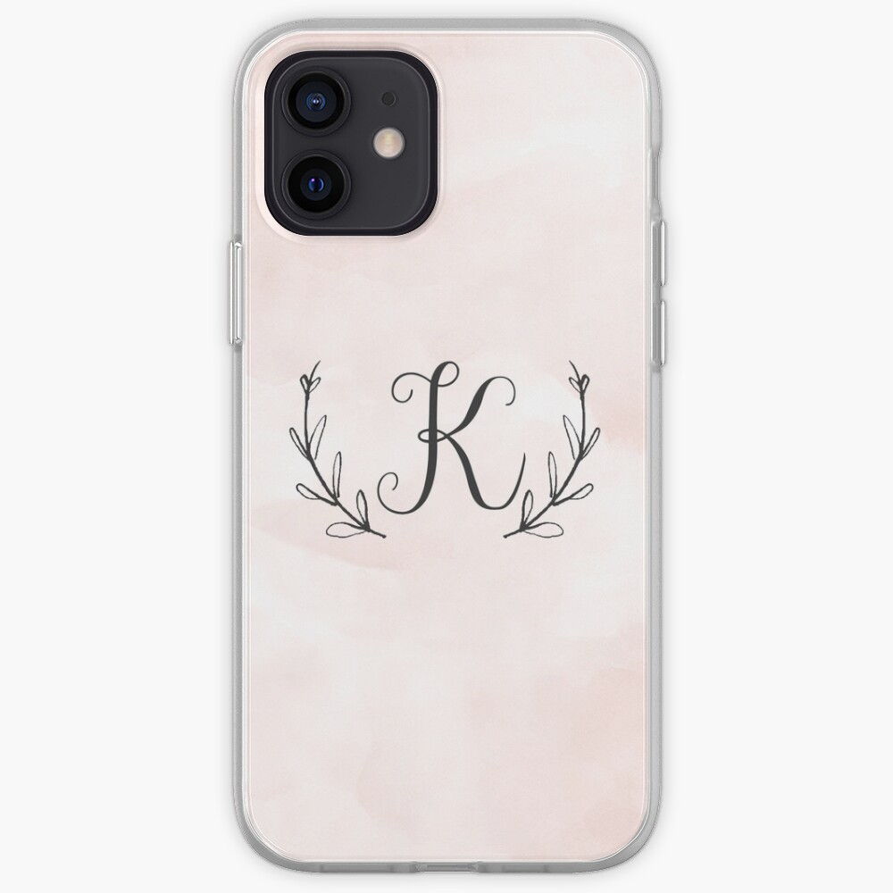 "laurel monogram letter K" iPhone Case & Cover by artillia Redbubble