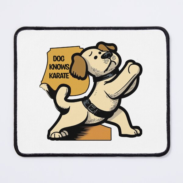 Item preview, dog knows karate designed and sold by Enhance  Imagination.