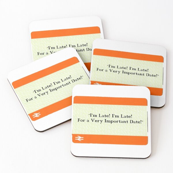 Item preview, Train Ticket - I'm Late For a Very Important Date! designed and sold by Eccentrica.