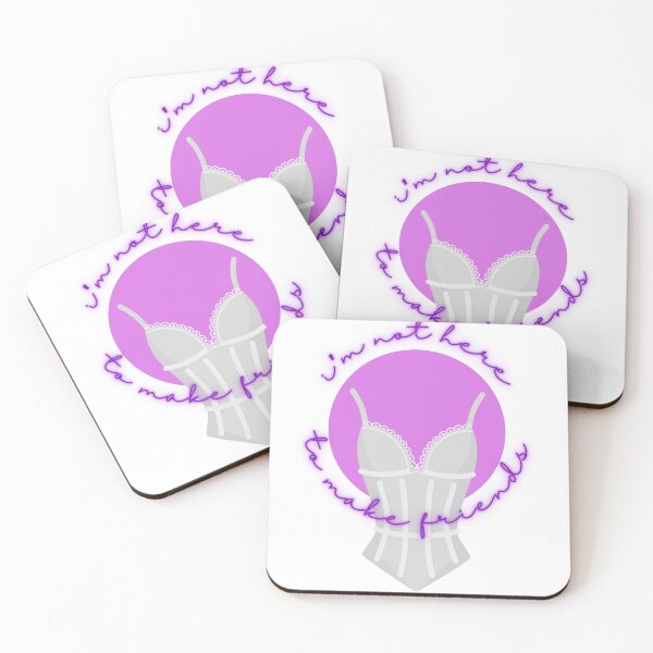 Item preview, I’M NOT HERE TO MAKE FRIENDS designed and sold by baldbird.