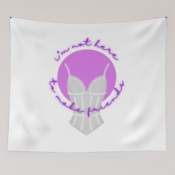 Item preview, I’M NOT HERE TO MAKE FRIENDS designed and sold by baldbird.