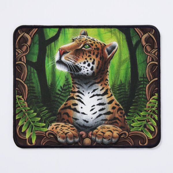 Item preview, Jaguar in green woods designed and sold by PenworkGallery.