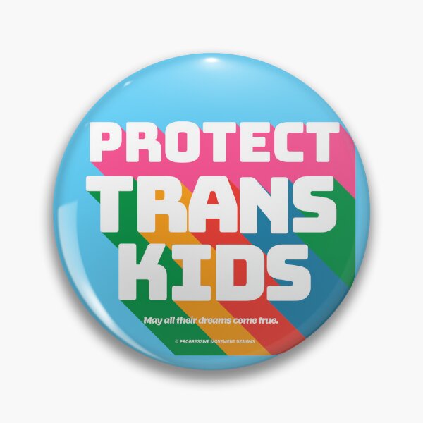 Item preview, PMD00341 Progressive Movement Designs Protect Trans Kids anti bullying message for LGBTQ progressives or ally designed and sold by ProgressiveLeft.