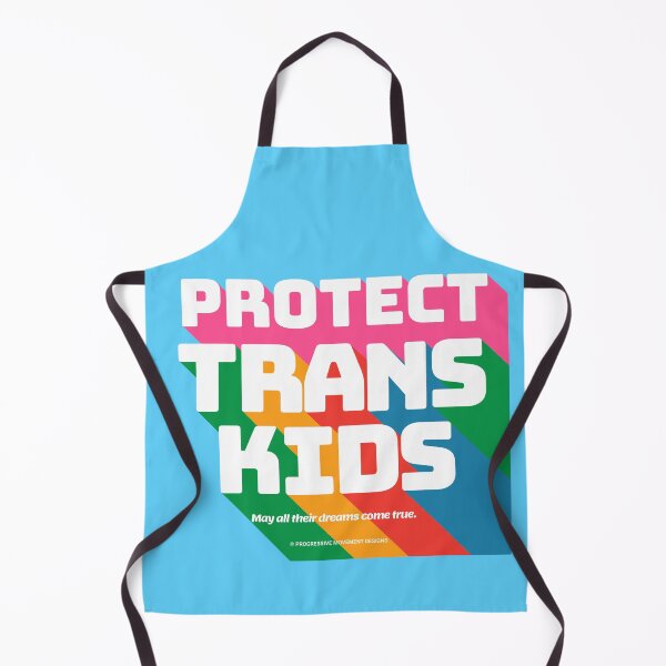 Item preview, PMD00341 Progressive Movement Designs Protect Trans Kids anti bullying message for LGBTQ progressives or ally designed and sold by ProgressiveLeft.