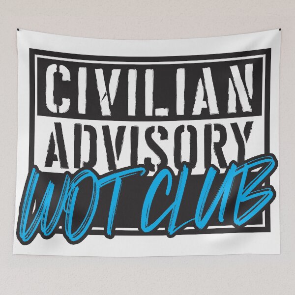 Item preview, Civilian Advisory WOT Club - Blue designed and sold by WOTclub.