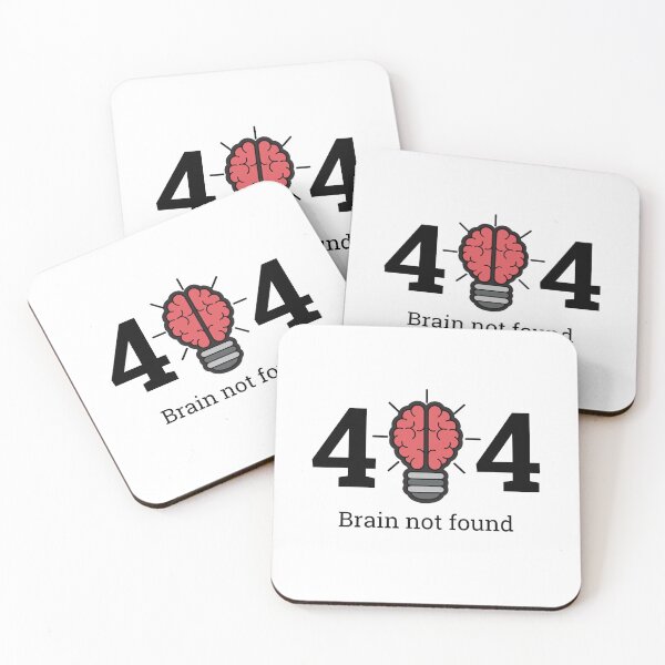 Item preview, error 404 brain not found funny  designed and sold by jawbdi.