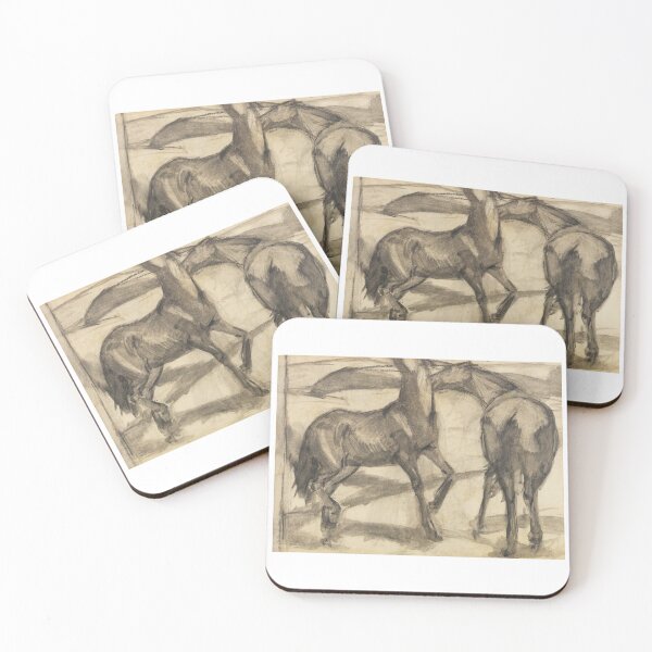 Item preview,  Franz Marc Art Prints  Zwei Pferde Franz Marc designed and sold by TeeARTHY.