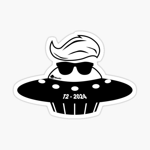 Trump 2024 MAGA UFO Sticker