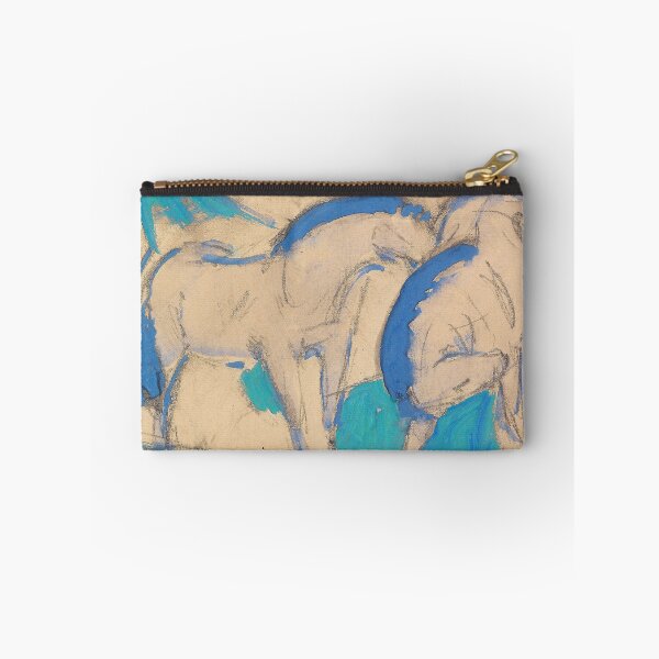 Item preview, Franz Marc Art Prints  Zwei Pferde, blaugrün Franz Marc  designed and sold by TeeARTHY.