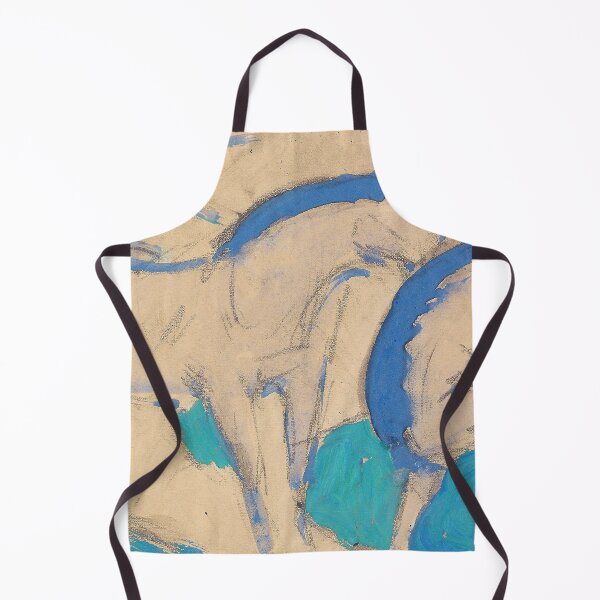 Item preview, Franz Marc Art Prints  Zwei Pferde, blaugrün Franz Marc  designed and sold by TeeARTHY.