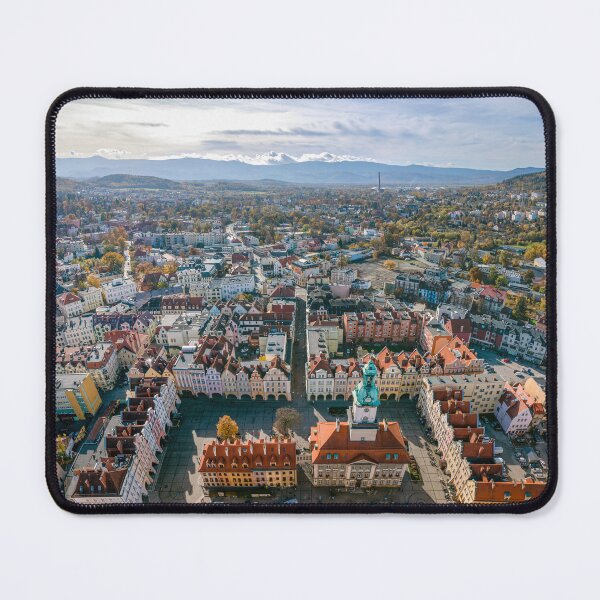 Item preview, Jelenia Gora city center aerial view designed and sold by Lukasz Szczepanski.