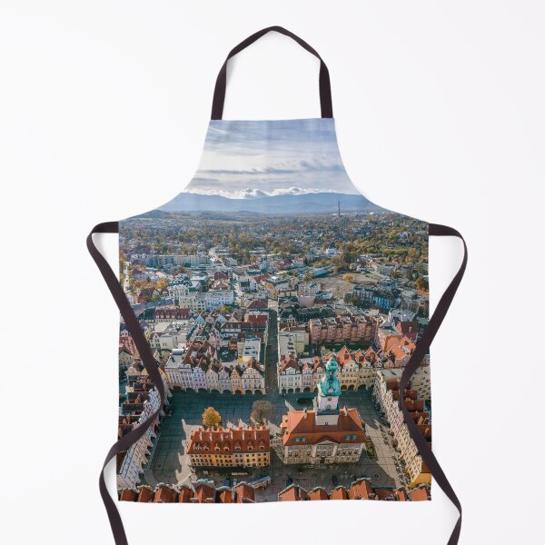 Item preview, Jelenia Gora city center aerial view designed and sold by Lukasz Szczepanski.